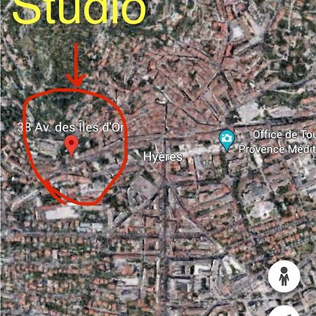 Charmant Studio Hyères Exteriör bild