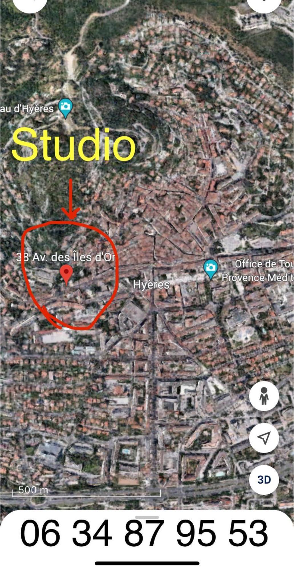 Charmant Studio Hyères Exteriör bild